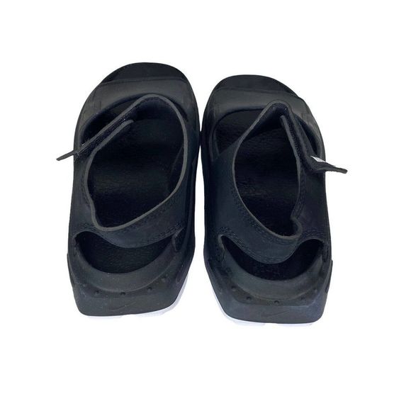 Nike Playscape Sandals Kids Size 4Y US Black Strappy Chunky Platform CU5296-001 - Picture 6 of 9